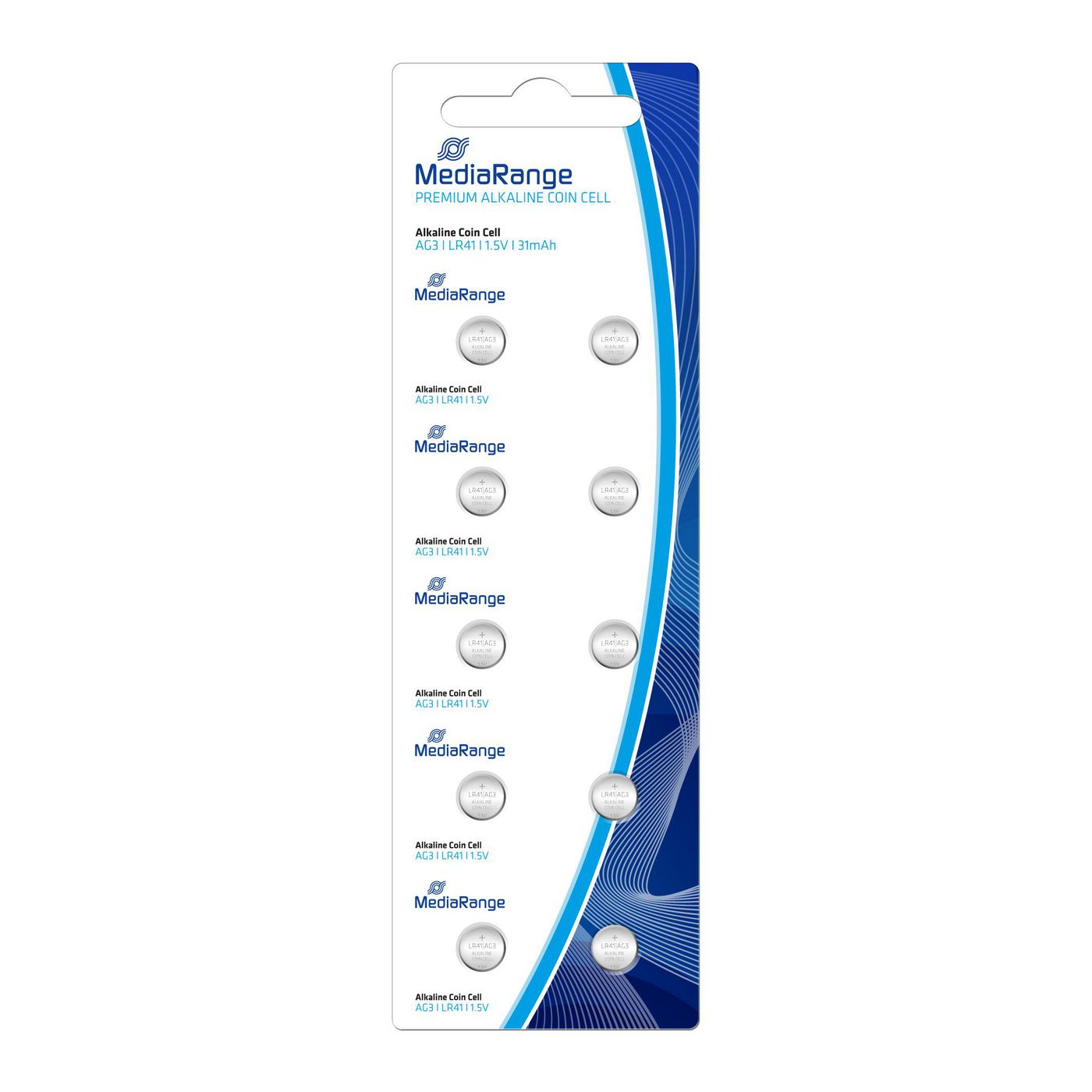 MediaRange Batterie Coin Cell Blister  Alkaline  MRBAT117 - eet01
