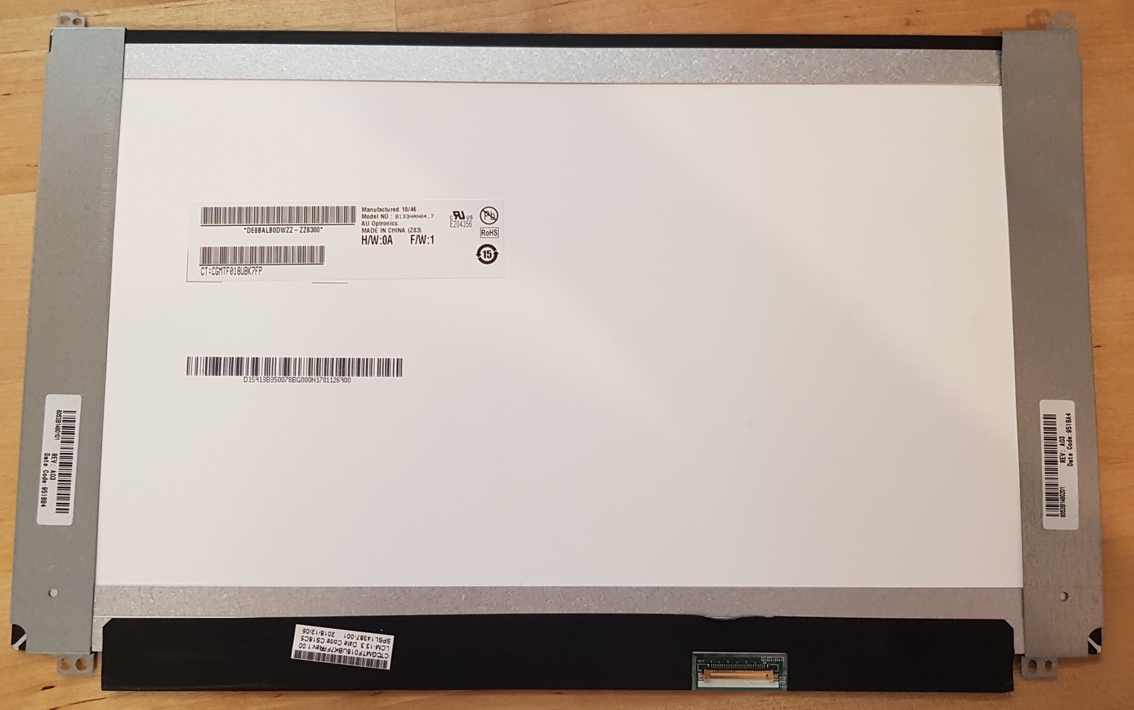 CoreParts 13,3" LCD FHD Matte 1920x1080  - Special MSC133F30-246M - eet01