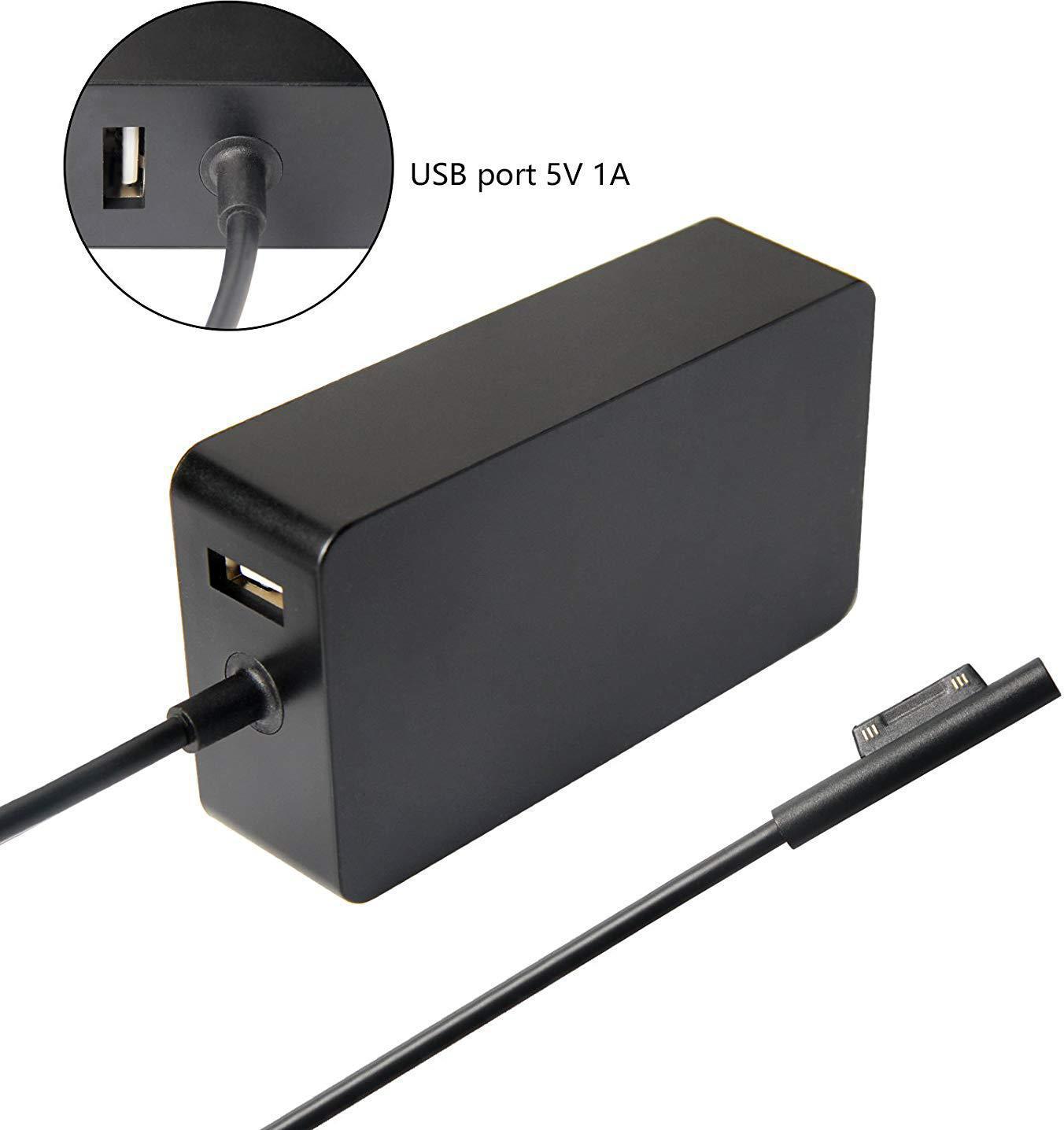 MicroSpareparts Mobile AC Adapter surface pro 65W Power Adapter 1706 15V 4A 60W MSPT2006PRO - eet01