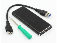 MicroStorage MSATA to USB3.0 SSD Enclosure  MSUB3302 - eet01