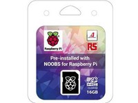 Raspberry Pi Pi Raspberry NOOBS microSDHC  16GB Debian Jessie version NOOBS_16GB_RETAIL - eet01