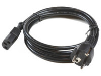 PE020418 MicroConnect Power Cord 1.8m Black IEC320  - eet01