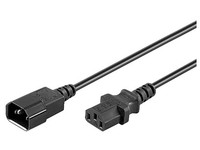 PE040630 MicroConnect Power Cord 3m Extension Black 0,75mm2 - eet01