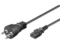 MicroConnect PowerCord DK 1.8m IEC320 Black PE120418R - eet01