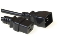 MicroConnect Power Cord C19 - C20 16A 3m Black, PE141530 - eet01