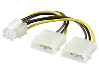 PI1919 MicroConnect 4 pin to 6 pin PCI Express  - eet01