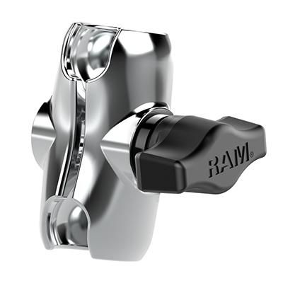 RAM Mounts CHROME RAM DBL SOCKT ARM B BALL A LENGTH RAM-B-201-ACHU - eet01