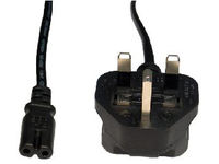Cables Direct Mains Power Lead Figure 8 - 13 RB-298HANKED, 2 m,  RB-298HANKED - eet01