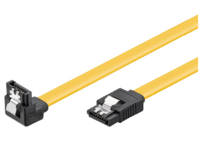 SAT15005A1C6 MicroConnect SATA cable 6GB, SATA III 0,50M Sata Male 90 to Sata Male - eet01