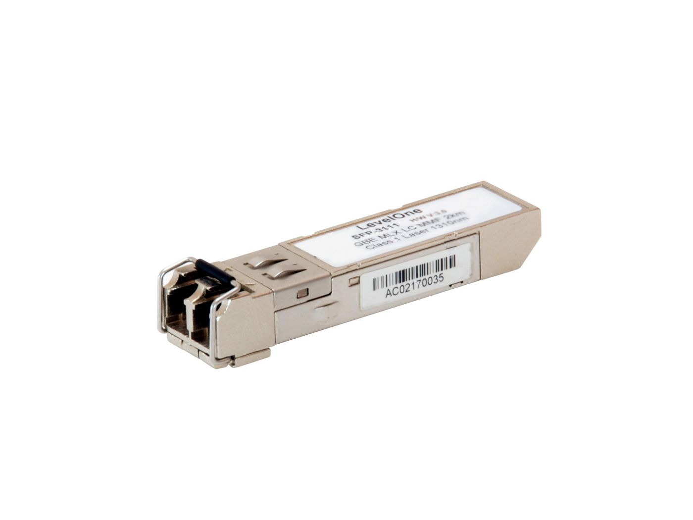 LevelOne 1.25G MMF SFP TRANSCEIVER 1.25Gbps Multi-mode SFP  SFP-3111 - eet01