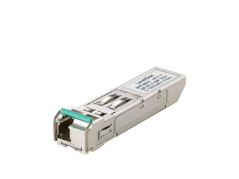 LevelOne 1.25G SMF BIDI SFP TRANSCEIVER 1.25Gbps Single-mode BIDI SFP  SFP-9331 - eet01