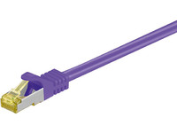 MicroConnect CAT 7 S/FTP  RJ45 PURPLE 0.25m Cat 7 PIMF tested up to 600MHz SFTP70025P - eet01