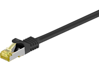 MicroConnect CAT 7 S/FTP  RJ45 BLACK 5m Cat 7 PIMF tested up to 600MHz SFTP705S - eet01