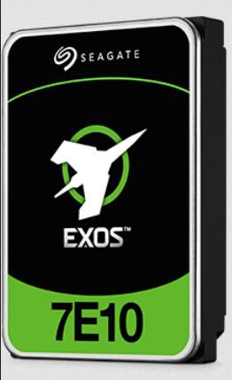 Seagate Exos 7E10 SATA 2TB 7200rpm  256MB cache 512e/4KN BLK  ST2000NM017B - eet01
