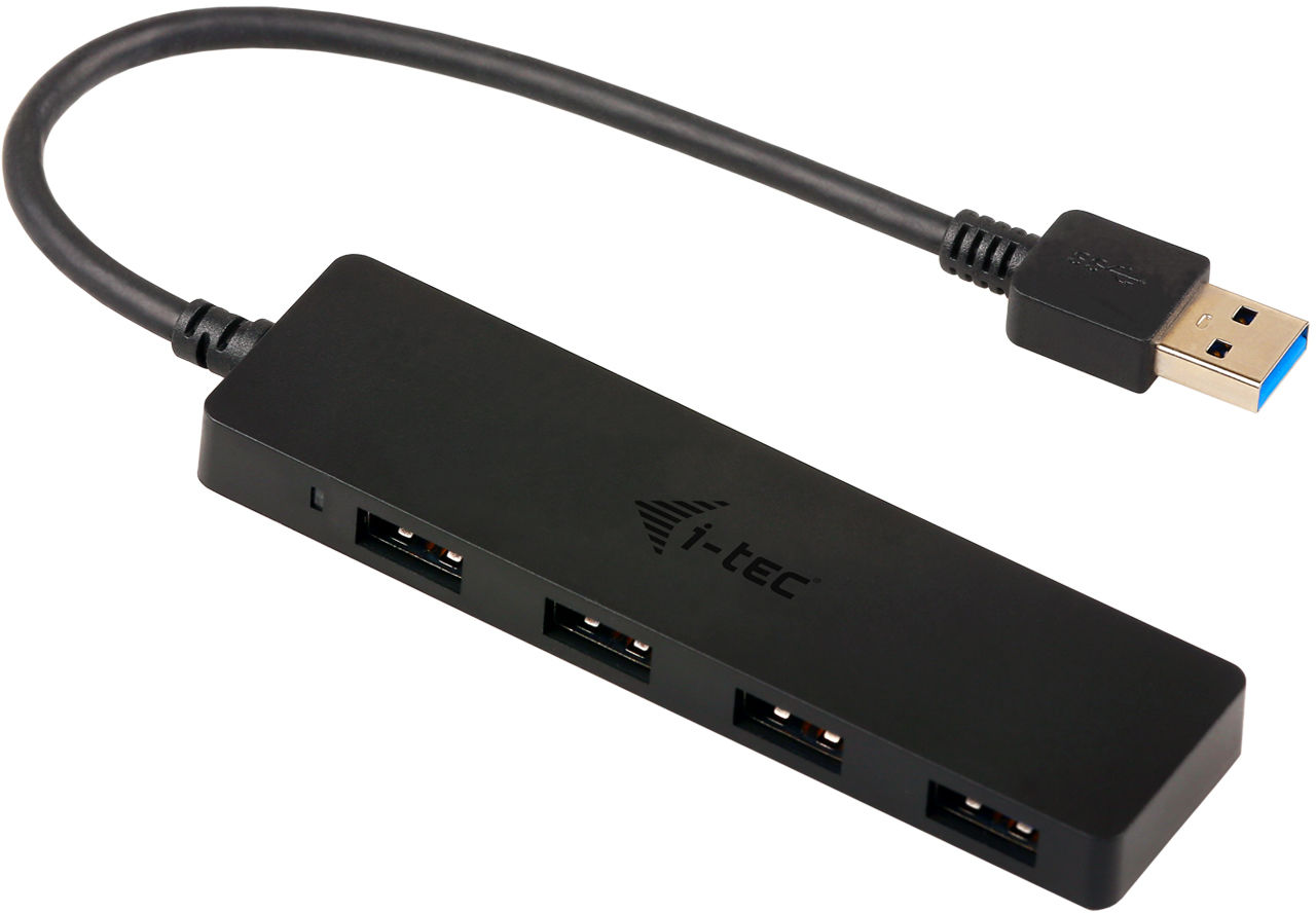 I-tec I-TEC SLIM PASSIVE HUB 4P BLAC Advance USB 3.0 Slim Passive  U3HUB404 - eet01