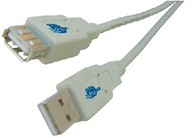 USBAAF3 MicroConnect USB2.0  Extension A-A 3m M-F  - eet01