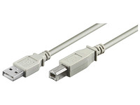 USBAB2 MicroConnect USB2.0 A-B 1.8m M-M  - eet01