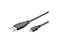 USBABMICRO0,60 MicroConnect USB A - Micro USB B 5P 0,6m  - eet01