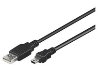 USBAMB505 MicroConnect USB A - Mini USB B 5P 0.5m M-M  - eet01