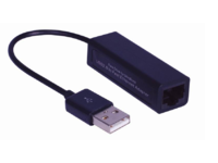 MicroConnect USB2.0 to Ethernet, Black Plug and play. USBETHB - eet01