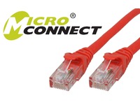 UTP603RBOOTED MicroConnect UTP CAT6 3M RED SNAGLESS LSZH - eet01