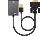 MicroConnect Adapter VGA 15pin  - HDMI M-F Active, with USB Power VGAHDMI - eet01