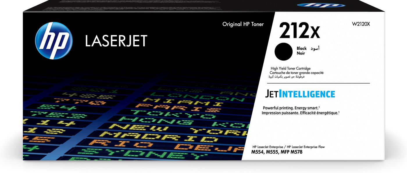 HP 212X High Yield Black  Original Toner 212X High  W2120X - eet01