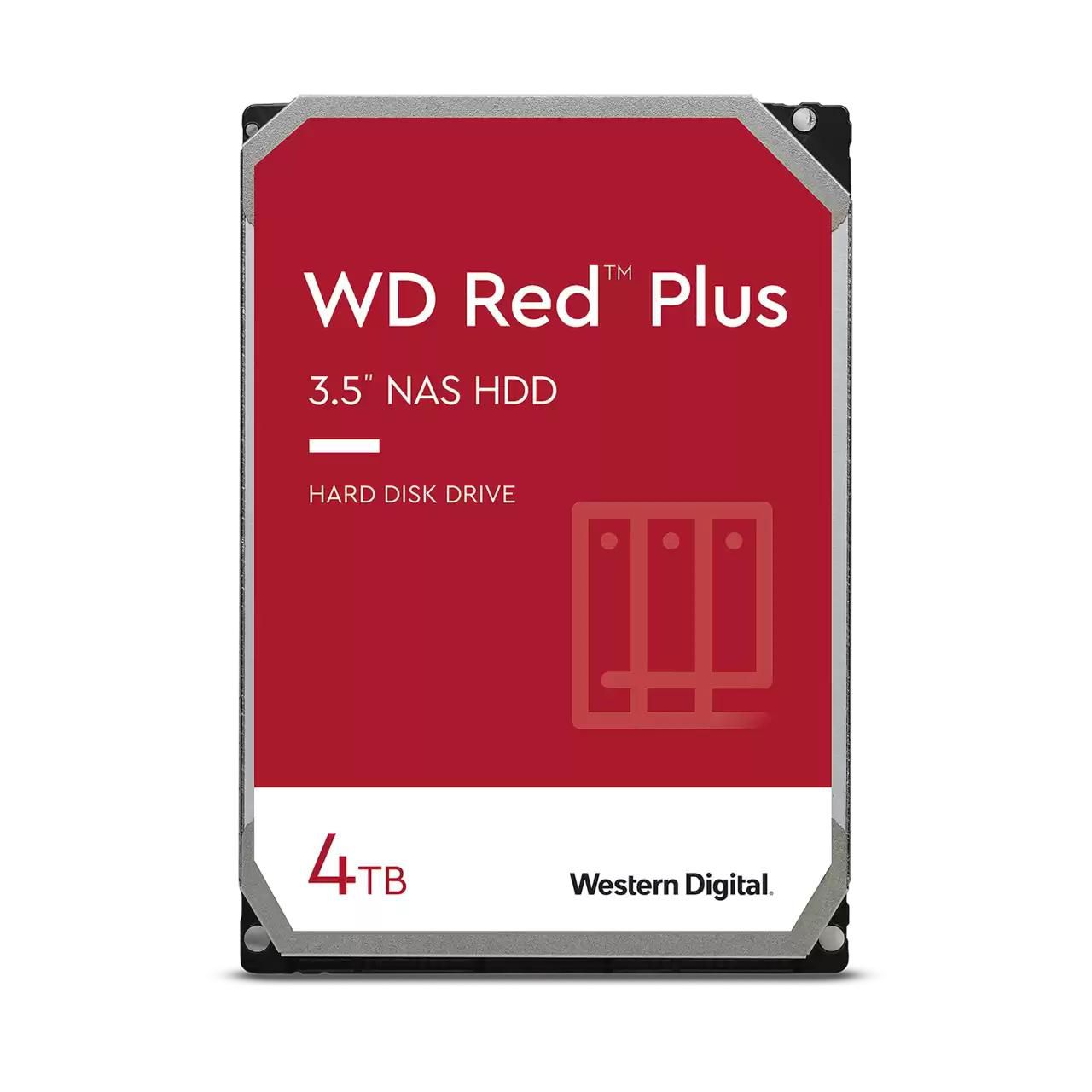 Western Digital 4TB RED PLUS 256MB CMR 3.5IN  WD40EFPX - eet01