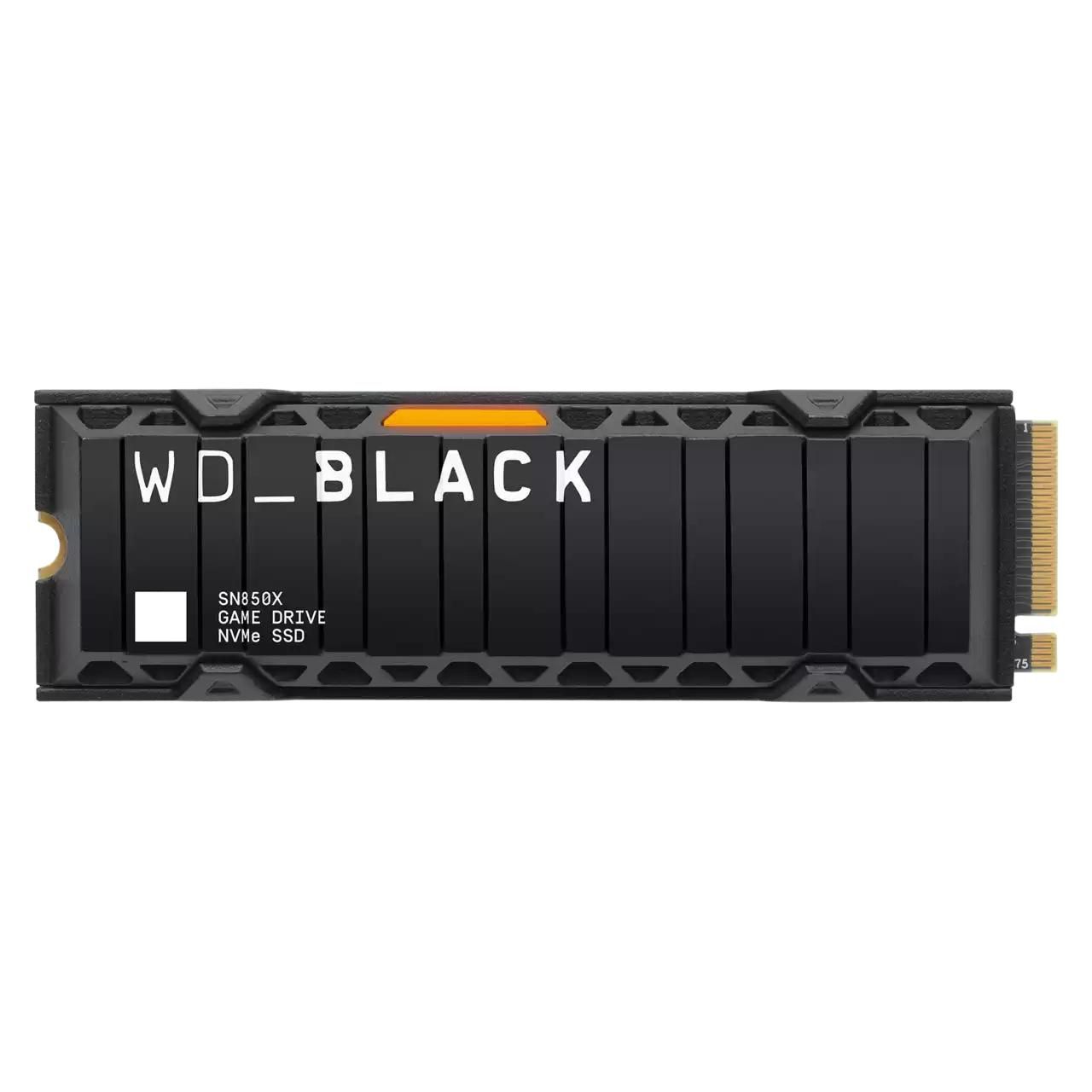 Western Digital 2TB BLACK NVME SSD WI HEATSI  WDS200T2XHE - eet01