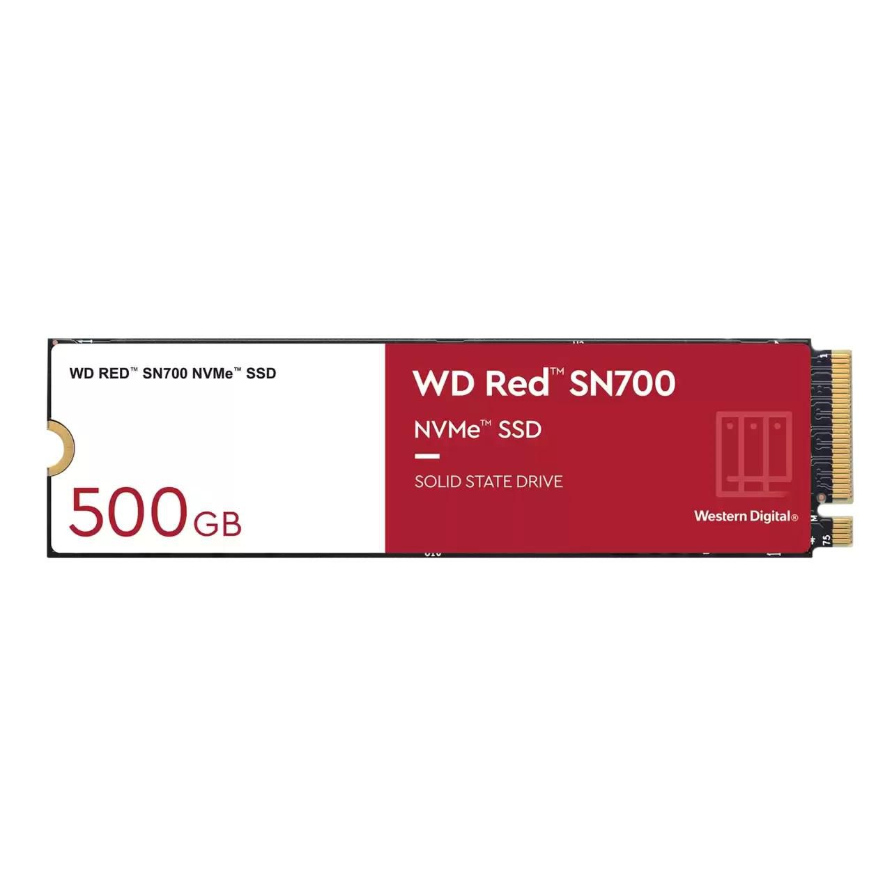 Western Digital Red SSD SN700 NVMe 500GB M.2  2280 PCIe Gen3 8Gb/s internal  WDS500G1R0C - eet01