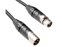 MicroConnect XLR connection cable 1 meter XLR 3-pin -  XLR 3-pin M-F XLRMF1 - eet01