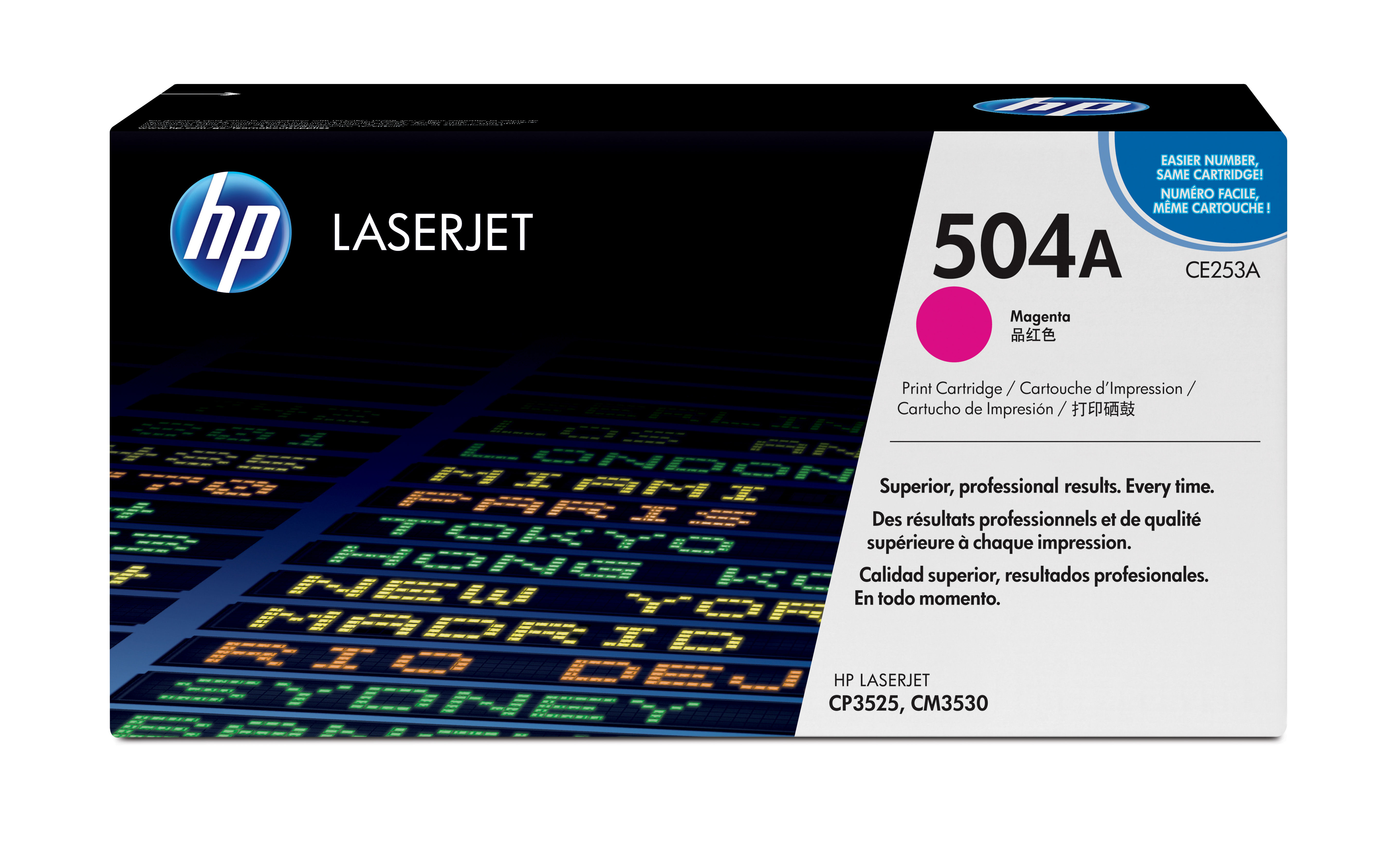 Ce253a HP Hp Magenta Colour Laserjet Toner - AD01