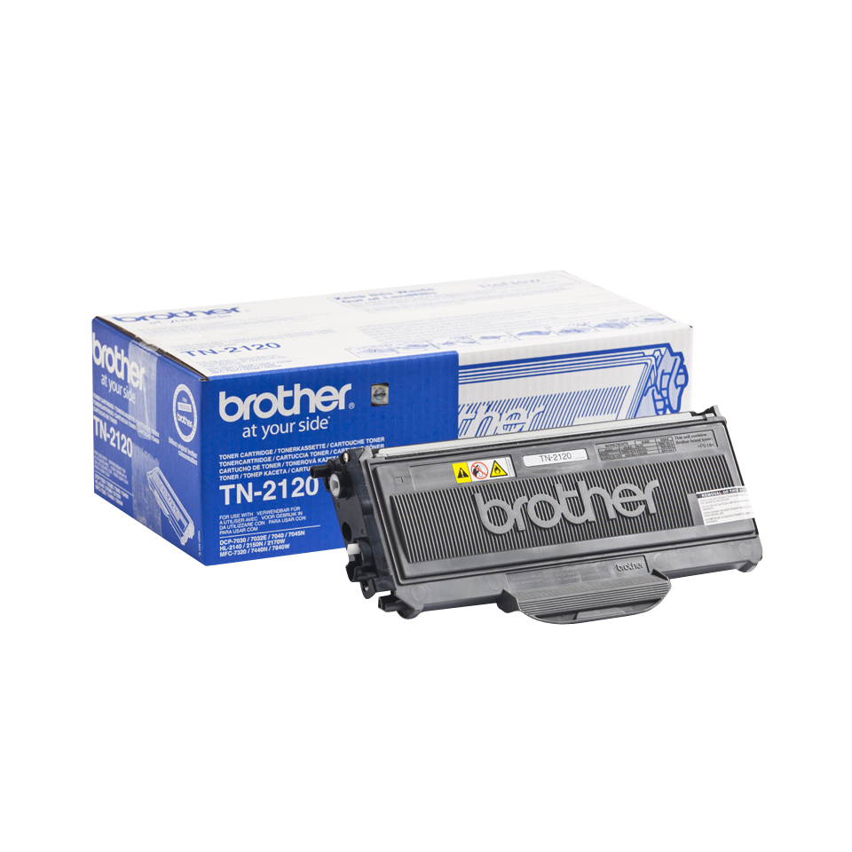 Brotn2120      Brother Tn2120 Black Toner     2600 Pages @ 5% Coverage                                     - UF01