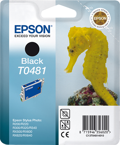 Epson Black Ink Photo R300 Rx500 C13t04814010 - WC01