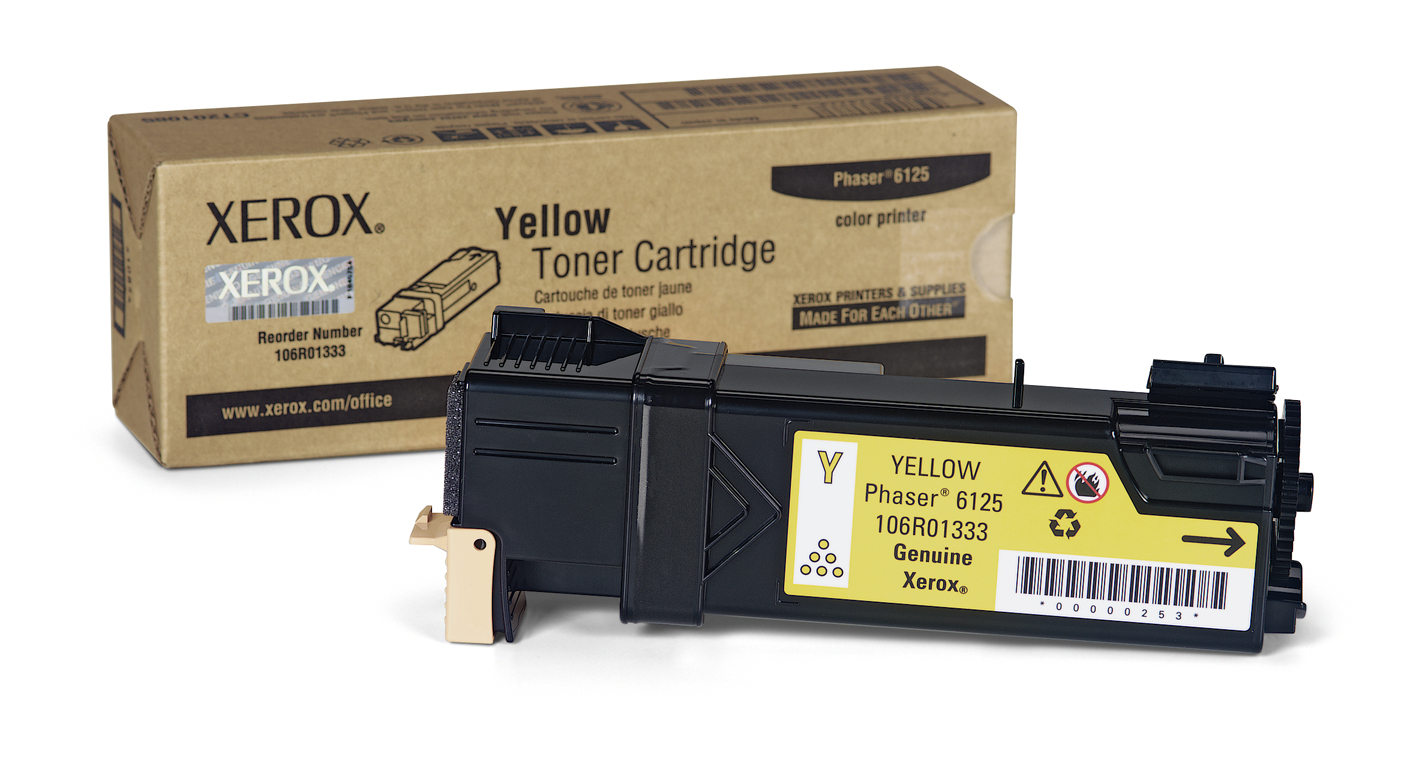 Phaser 6125 Yellow Toner Cartridge 106r01333 - WC01