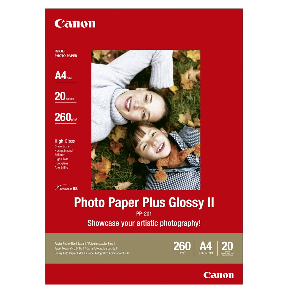 Can22603       Canon Pp-201 A4 20sheets       Photo Paper                                                  - UF01