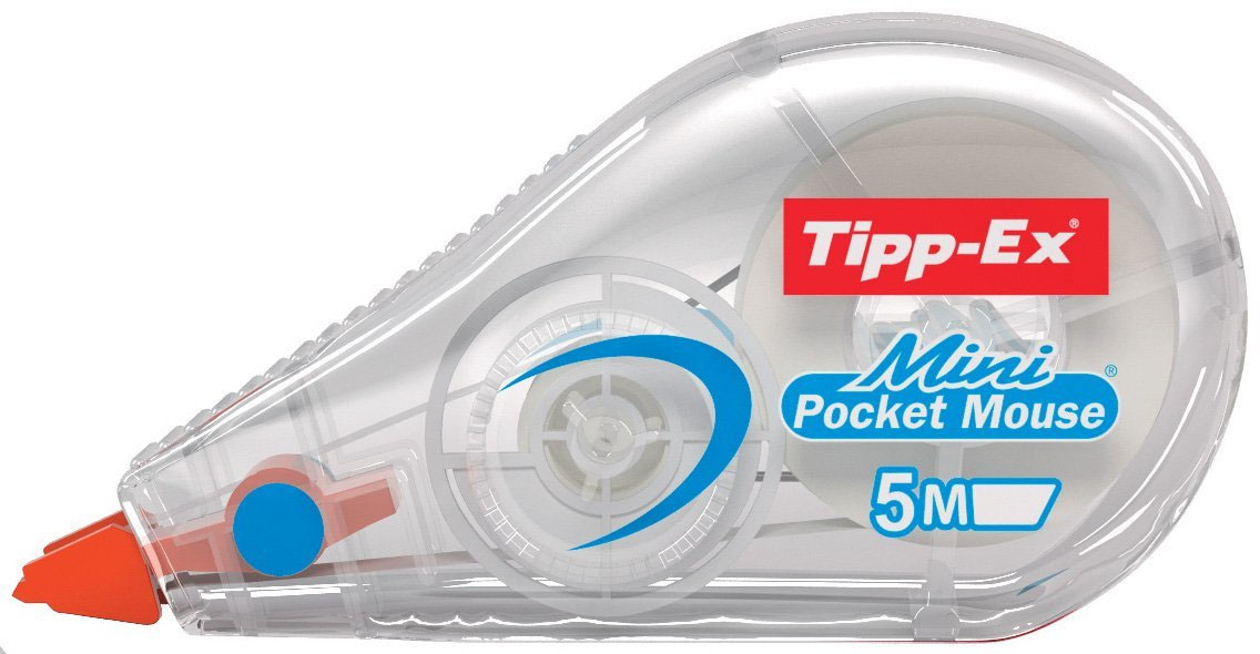 bic Tipp-ex Mini Pocket Mouse Correction Tape White (pack 10) 932564 - AD01