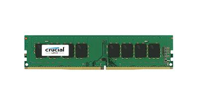 Crucial - DDR4 - 8 GB - DIMM 288-pin - 2400 MHz / PC4-19200 - CL17 - 1.2 V - Unbuffered - Non-ECC CT8G4DFS824A - C2000