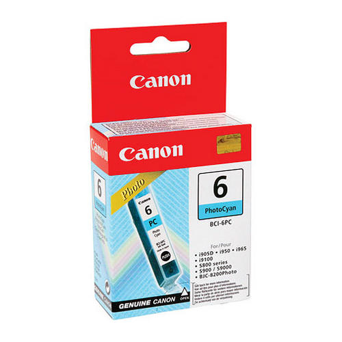 Compatible Canon 4709A002AA (BCI6) Photo Cyan Ink Cartridge BCI6PC - rem01