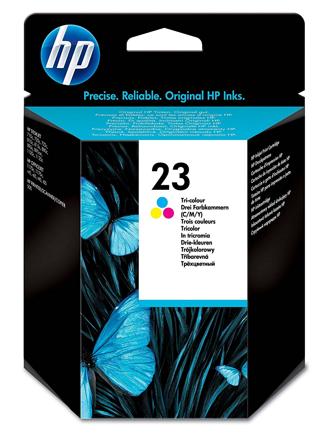 Remanufactured HP C1823DE (23) Colour Ink Cartridge C1823D - rem01