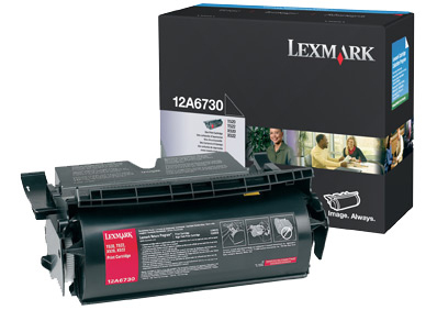 Remanufactured Lexmark 12A6730 Black Toner Cartridge 7.5K 12A6730 - rem01