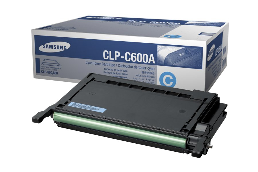 Remanufactured Samsung CLP-C600A Toner Cartridge Cyan CLP-C600A - rem01