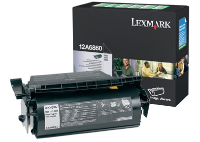 Remanufactured Lexmark 12A6860 Toner Cartridge Black 12A6860 - rem01