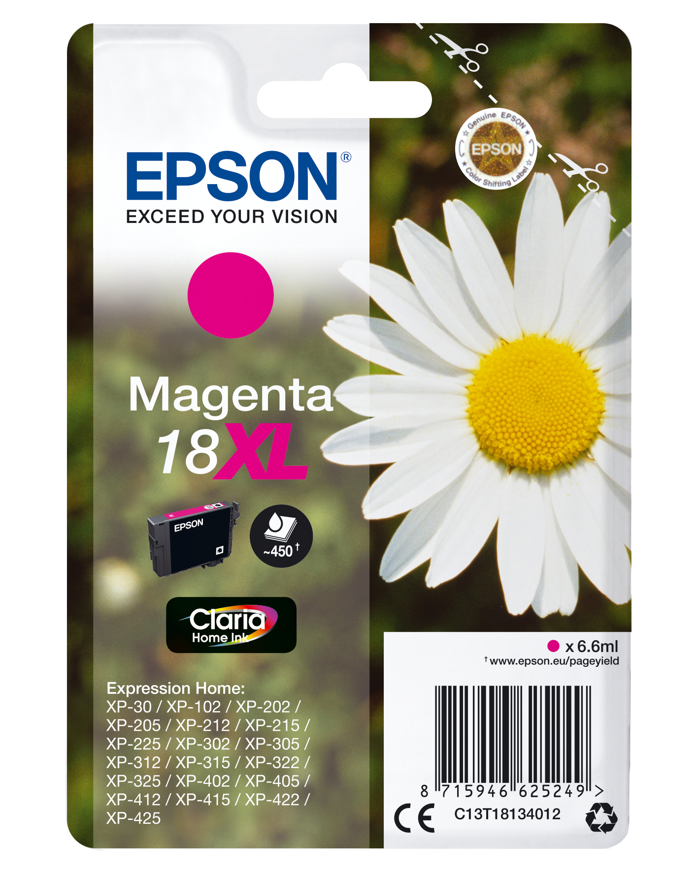 18xl Daisy Mag Ink Cart C13t18134012 - WC01