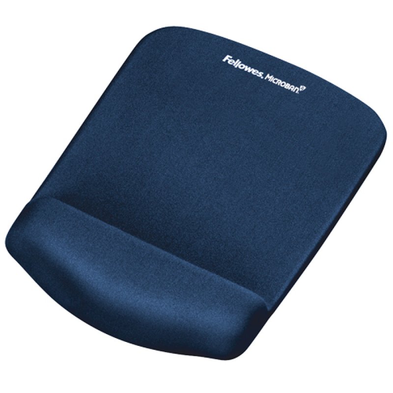 fellowes Fellowes Plushtouch Mousepad Wrist Support Blue 9287302 - AD01