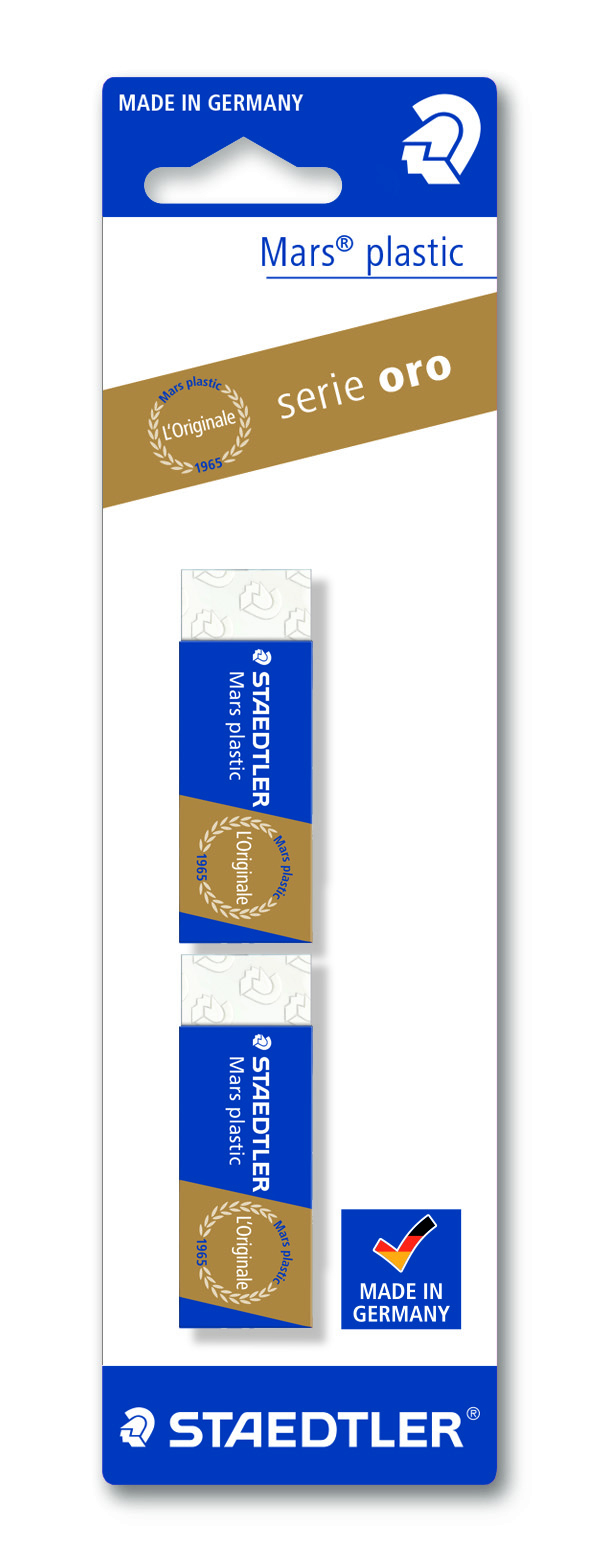 staedtler Staedtler Mars Plastic Eraser Twin Pack Pack 10 52650bk2da - AD01