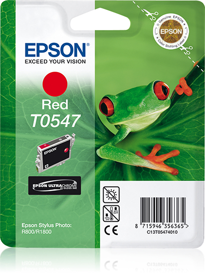 Epson R800 Red Ink Cart C13t05474010 - WC01
