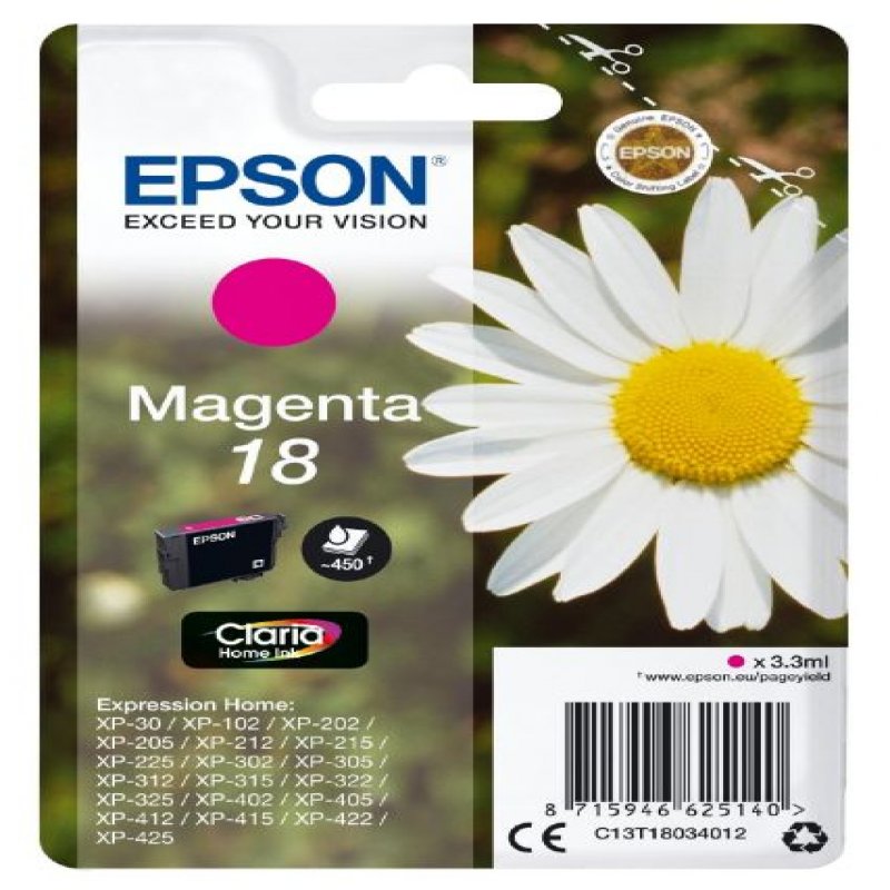18 Daisy Mag Ink Cart C13t18034012 - WC01
