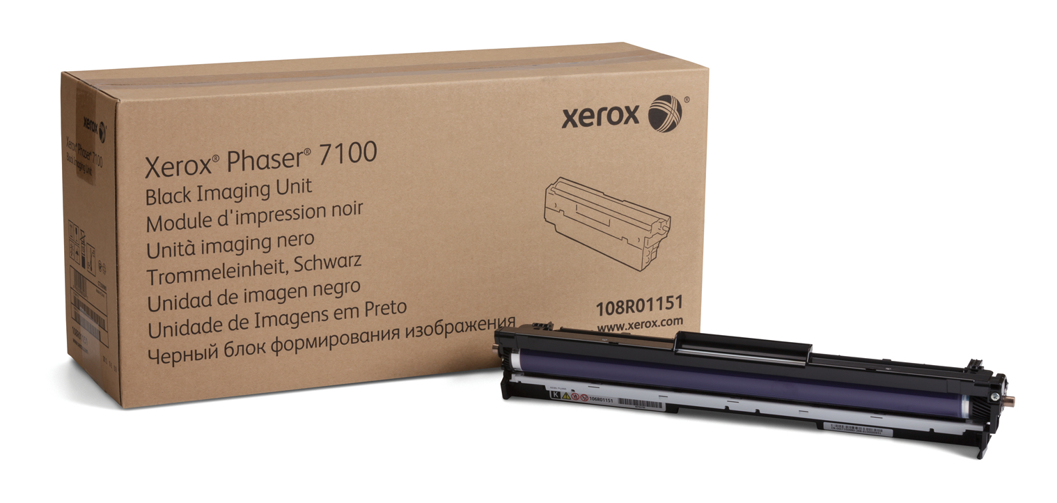 Xerox - Genuine Supplies         Phaser 7100 Black Imaging Unit      (24 000 Pages)                      108r01151
