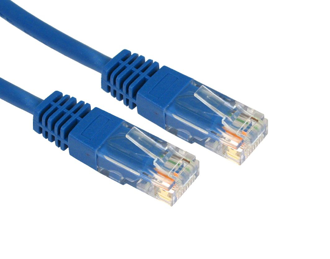 0.5m Cat5e Utp Pvc Inj Mdd Cbl-blue Urt-600b - WC01